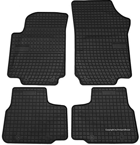 Preisprofessor Auto Felpudos Rubber 4 Piece Set Of Exakter Fit 0399