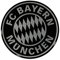 FC Bayern München 3D Aufkleber Logo schwarz etiqueta engomada/Sticker/autocollant 3D Sticker, Autoaufkleber FCB