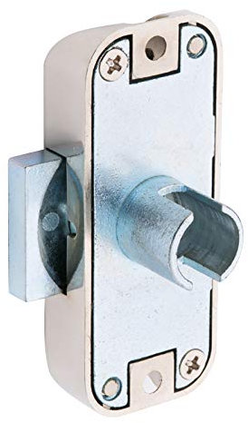 Serrure espagnolette - Pour panneau d'épaisseur maxi : 16 mm - Décor : Nickelé - OJMAR