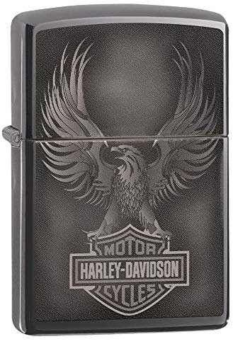 Zippo Black Ice Harley Davidson Taschenfeuerzeug