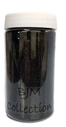 BJM Collection Glitzerpulver in Flasche, 100 g, Schwarz