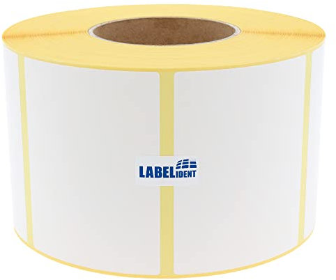 Zebra kompatible Papier Etiketten, Z-Perform 1000T - 101,6 x 76,2 mm - formatgleich mit Zebra 880026-076 - 1.890 Etiketten für Zebra Drucker auf 76 mm Kern, selbstklebend
