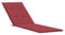 vidaXL Liegestuhl Auflage, Polster Auflage für Deckchair, Polsterauflage für Gartenliege, Liegenauflage Outdoor, Weinrot (75+105) x50x4cm