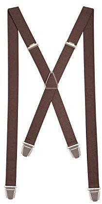 Pierrot Dünne Hosenträger für Männer Made in Germany/Frankreich - Starker Gummizug & 4 Extra Starke X-Clips - Verstellbare Länge bis zu 130cm - Garantie auf Lebenszeit - 100% DEUTSCH & FRANZÖSISCH