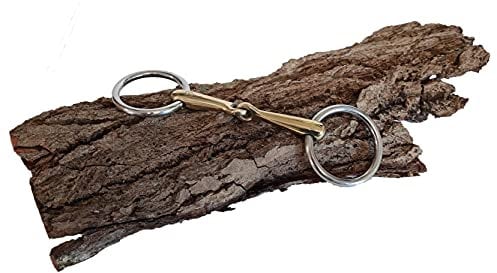 Esposita Wassertrense einfach gebrochen Gebiss aus Messing Ringe aus Edelstahl rostfrei 10,5cm