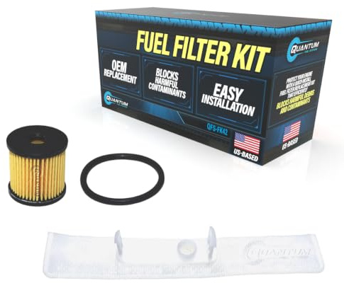 QFS Fuel Pump Strainer/Filter Kit Replacement for Harley Davidson Softail Breakout Convertible Springer Blackline Fat Boy Heritage Night Train Street Bob Wide Glide Dyna, 2008-2017, 75248-04