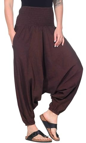 Kunst und Magie Unisex Orientalische Haremshose Pluderhose Pumphose