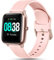 Issinlky Veryfitpro ID 205L Bracelet, 19mm Bracelet silicone pour GRV FC1 IDW 15 ID205S ID205G ID215G ID216 YM205L Uwatch3 Ufit GT BV205L TE021 SW020 SW021 SW023 Smartwatch