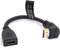 8K HDMI Verlängerungskabel, kurzes HDMI 2.1 Stecker auf Buchse, 90 Grad Winkelkabel, Hochgeschwindigkeits-48 Gbit/s-Extender-Adapter, unterstützt 8K @ 60 Hz, 4K @ 120 Hz (Down) (Down)
