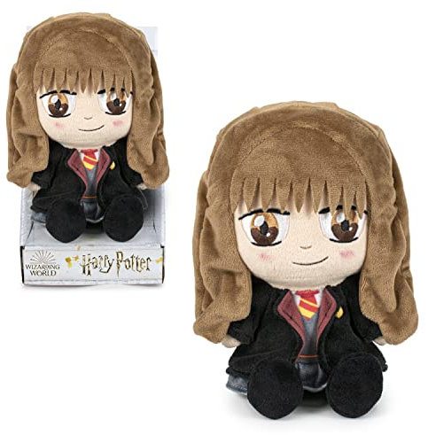 Famosa Softies - Hermine Harry Potter Film-Plüschtier 27 cm mit Details wie Hoghwarts Uniform, weiche Textur, Füllung aus recycelten Fasern, 760020653