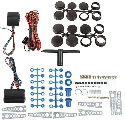 Fydun Kit de Conversion de Lève-vitre électrique Kit de Conversion de Commutateur de Lève-vitre électrique Universel pour 2 Portes Pickup Truck Van SUV