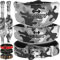C.P. Sports Trainingsgürtel/Gewichtheber Gürtel Leder | Standard oder extra breit | Herren & Damen | für Kraftsport, Bodybuilding, Fitness | Camo Weiss XL = 95-125 cm