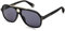 Philipp Plein Herren SPP004M Sonnenbrille, MATT/Sandblasted Black