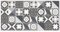mubusi Tapis Vinyle du Sol Cuisine Salon - Différentes Tailles - (Hydraulique Porto Gris 60x120 cm)