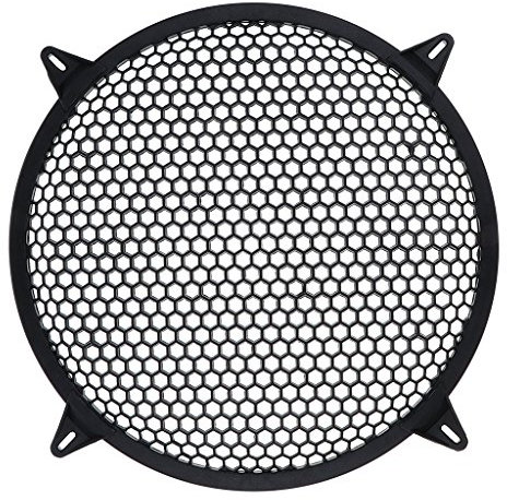 HOSATIGER Grille de subwoofer Haut-Parleur Amplificateur Couvercle Grill Voiture - 10 Pouce