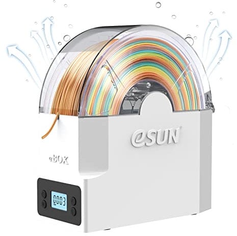KOCAN 3D Filament Dryer,eBOX Lite 3D Printer Filament Dry Box 3D Filament Dryer Storage Box Dehydrator Spool Holder Keep Filament Dry Compatible with 1.75mm 2.85mm 3mm Filament PLA ABS PETG Nylon