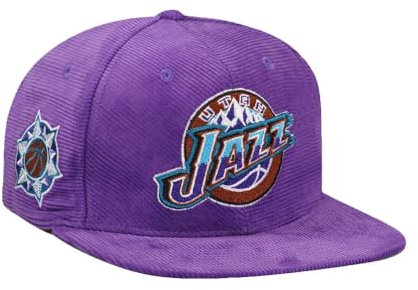 Mitchell & Ness Utah Jazz Purple Cord Hardwood Classic Snapback Cap