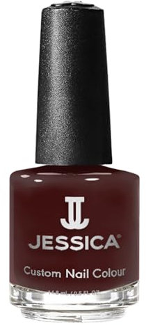 JESSICA Custom Colour Nail Polish 14.8ml, Keep Up (Deep Terracotta with a Crème Finish)