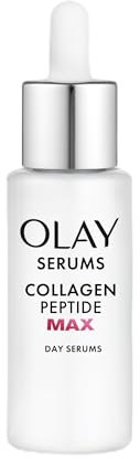 Olay Collagen Peptide MAX* Gesichtsserum, Hautpflege Niacinamid und +50% Glyzerin. Well-Aging und Wechseljahre: Stärkung, Wiederherstellung, feuchtigkeitsspendend, 40 ml