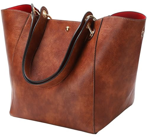 sqlp Large Work Tote Bag for Women Leather Designer Handbags Big Travel bucket bags Ladies Shoulder Bag