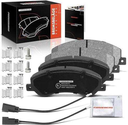 Frankberg 4x Brake Kit Brake Disc Pad Front Compatible with Transit Bus FB FC FD FS FZ 2.2L-3.2L 2006-2014 Transit Box FA 2.2L-3.2L 2006-2014 Replace# 1371402