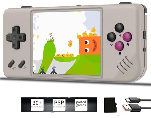 rg28xx Retro Game Handheld 2.83 Pollici Schermo IPS, 28XX con una scheda 64G Pre-Loaded 5700 Classic Games, rg 28xx Supporta HDMI e uscita TV Batteria 3100mAh