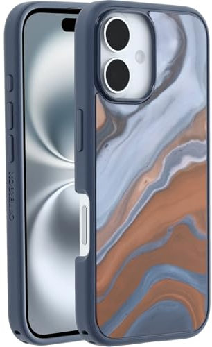 OtterBox Symmetry Series MagSafe Case for iPhone 16, Shockproof, Drop proof, Protective Thin Case, 3x Tested to Military Standard, Desert Marble