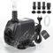 EXLECO Aquariumpumpe Tauchpumpen 2000L/H 38W Aquarium Wasserpumpe Förderpumpe Fontäne Pumpe Filterpumpe Ultra Leise Springbrunnen Pumpe mit 2M Kabel 4 Düse Schlauch Stecken für Brunnen Steingarten