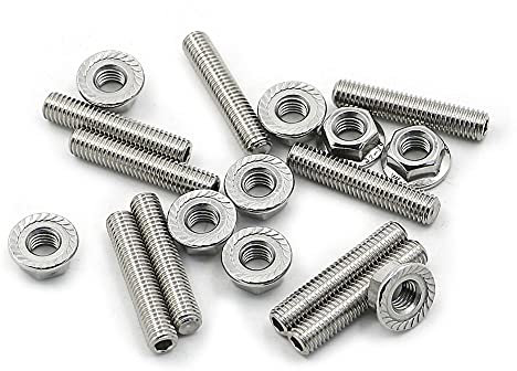 Edelstahl Automobile Header Splitter Auspuffkrümmer Kopf Stehbolzen Kit Schrauben for Ho.nda Acura BDHF B18 GSR SI Serie