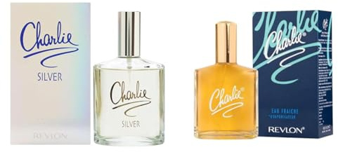Revlon Charlie Eau de Toilette Spray für Frauen Silver 100ml + Charlie Blue 100 ml
