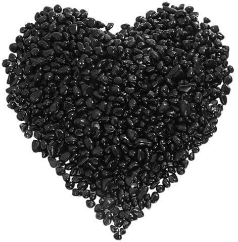 Kisangel Substrat De Gravier Noir pour Aquarium De 1 900 G Pierre Décorative pour Aquarium