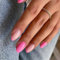 Lot de 24 faux ongles courts et ronds en acrylique simple à coller sur les ongles