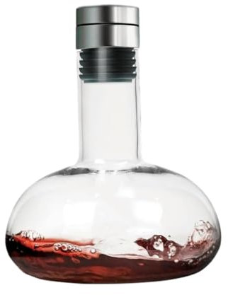 ZBDZSW Carafe à décanter à vin rouge avec couvercle aérateur, meilleur kit cadeau pour les amateurs de vin