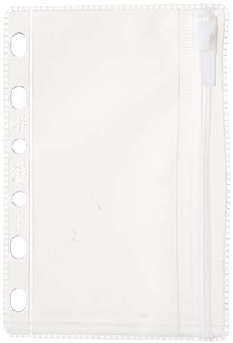 Filofax 213618 Pocket Klarsichttasche mit Reißverschluss