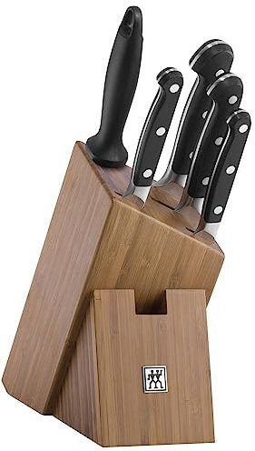 Zwilling 38436-000-0 Pro Bloc à Couteaux 6 Pièces Bambou
