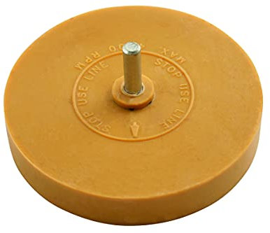 Power-TEC 91488 Folienradierer, scheibenförmig, mit Schaft