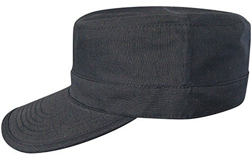 CN Outdoor Army Cap BDU Cap Sommer Rip Stop Schwarz Gr.XL