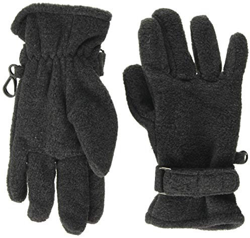 Döll Unisex Fingerhandschuhe Fleece Handschuhe, Grau (Anthrazit Melange 8810), 6 (Herstellergröße: 6)