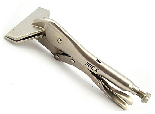 NUZAMAS Morsa per lamiera, 250 mm, morsa di bloccaggio per saldatura, pinza Visegrip con apertura regolabile