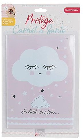 Tom et Zoé Protège carnet de santé il était une fois vendu à l'unité Rose
