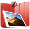 VAGHVEO Funda iPad Air 2, Ligera Silicona Soporte Smart Cover [Auto-Sueño/Estela], Cubierta Trasera de TPU Suave Cáscara para Apple 9.7 Pulgadas iPad Air 2 (Modelo: A1566, A1567), Rojo