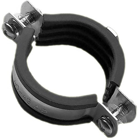 10 Stück Set Rohrschellen aus Edelstahl VA Spannbereich 107 bis 112 mm Rohr Außendurchmesser 4 Zoll mit Schallschutz Gummi Einlage einstellbar Klemmschelle Binder Wasser Gartenschlauch