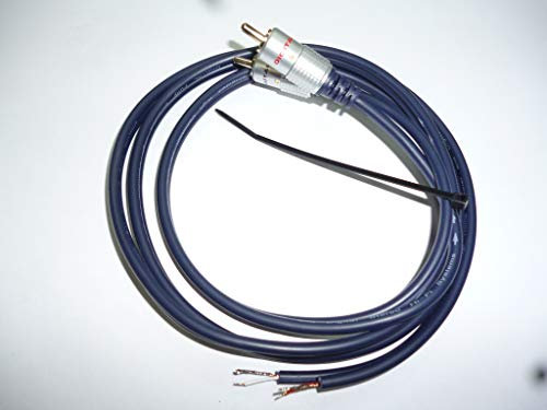 Phono RCA Lead Cable for Technics SL1200 SL1210 Upgraded Shielded 1.2m Gold OFC