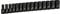 Capri Tools 3/20.3 cm Drive Halbtiefe Schlag-Steckschlüssel-Set, metrisch, 8 bis 22 mm, 15-teilig