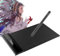 VEIKK S640 Tavoletta Grafica Ultrasottile con Stilo di Sensibilità a 8192 Livelli, Tavolette Grafiche Compatibile con Linux, Android, Windows, Mac (Black)