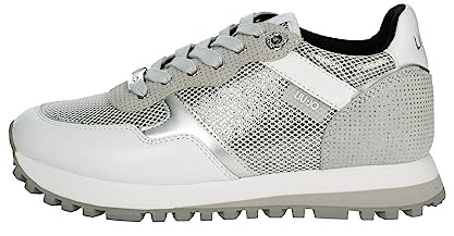 Liu-jo Damen-Sneaker Weiß/Silber, grau, 36 EU