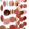 Party Deko Geburtstag, VEGCOO 5 Stücke Luftschlangen Gold 20 Meter für Party Deko, Funkeln Papier Girlande Gold für Wedding Party Decorations/Geburtstag Deko/BabypartyRoségold(Roségold)
