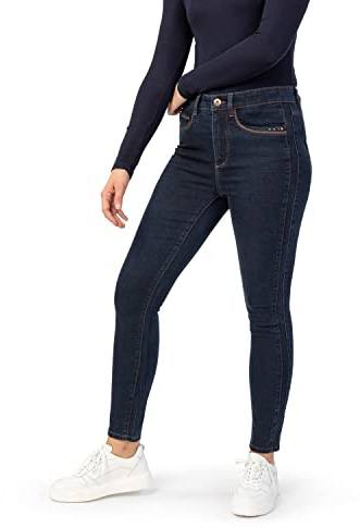 STOOKER Rio Denim Season Damen 5-Pocket-Jeans Skinny Fit Denim/Jeans clean wash konisch lang
