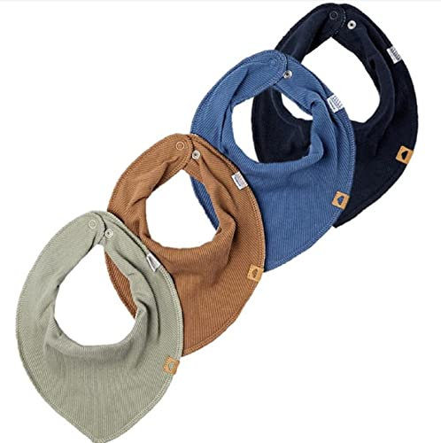 NAME IT Baby 4er Pack DREIECKSTUCH HALSTUCH Sabberlätzchen 4 Stück (Set 4Ragnus)