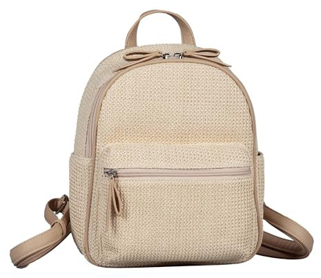 TOM TAILOR Denim Ivona Damen Rucksack Backpack, 11 L Beige
